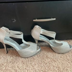 silver heels